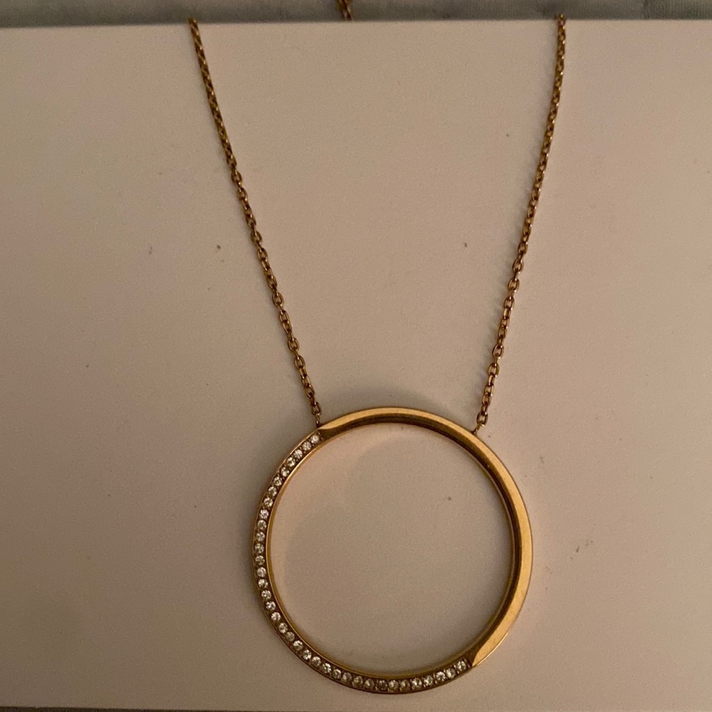 Michael Kors Pendant Circle Necklace